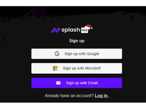 splash pro login
