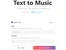 texttomusic create