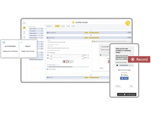 Rumble Studio Dashboard