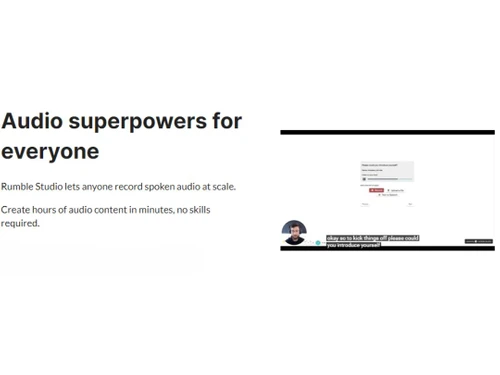 Rumble Studio Podcasts