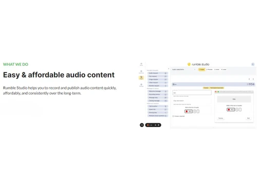 Rumble Studio Record