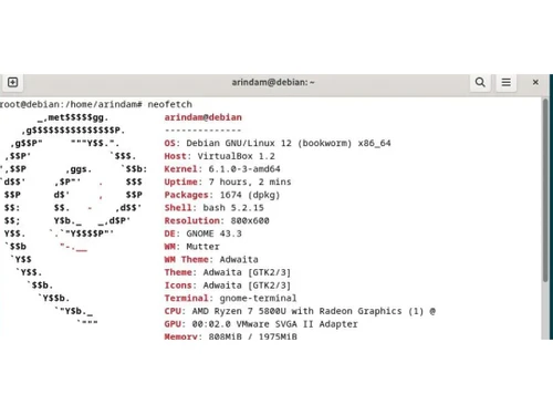 Debian Console