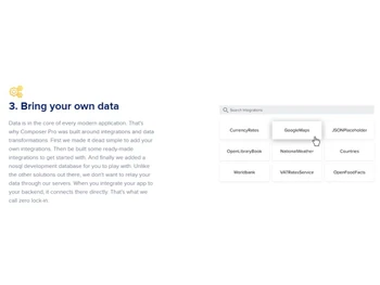 AppGyver Composer Pro Data