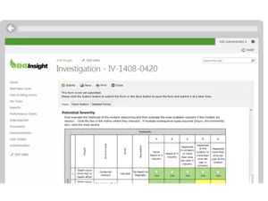 ehs insights investigation
