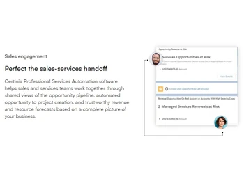 Certinia PSA Sales Engagement