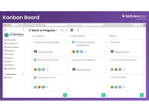 Birdview PSA Kanban Board