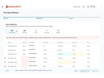 papayaglobal data validation