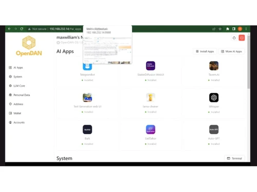 opendan dashboard