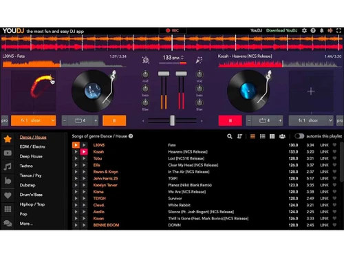 youdj dashboard