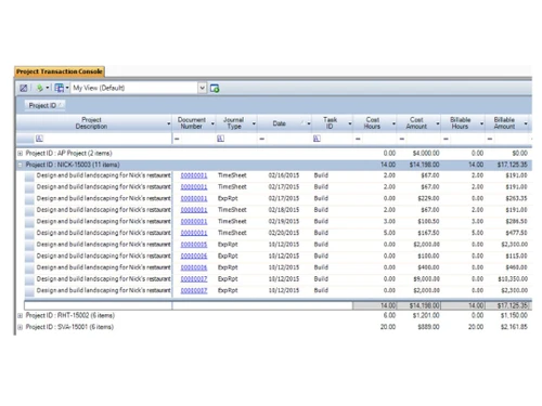 Beyond Software Project Transaction Console