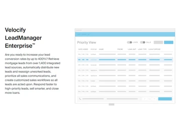 Velocify LeadManager
