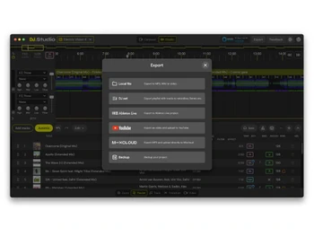 dj studio export