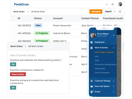 FieldCircle Work Order