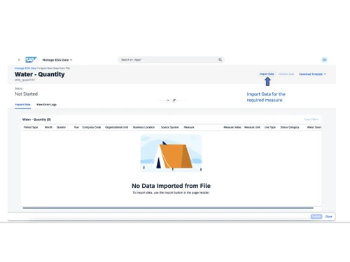 sap esg quantity