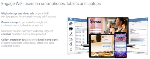 Antamedia HotSpot smartphone user enangement