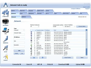 Antamedia Internet cafe network