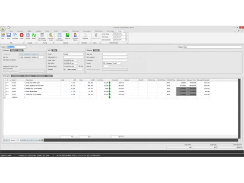 Aeros ERP Dashboard