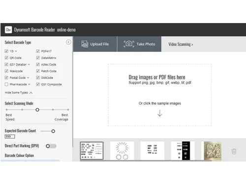 dynamsoft barcode scanning