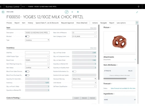 JustFood ERP Sales Order