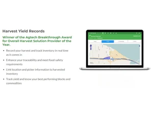 Croptracker Harvest Yield Records