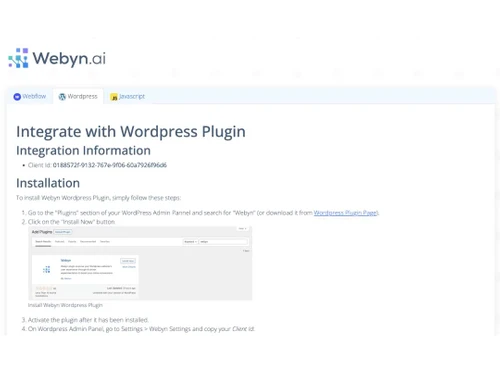 webyn integrates