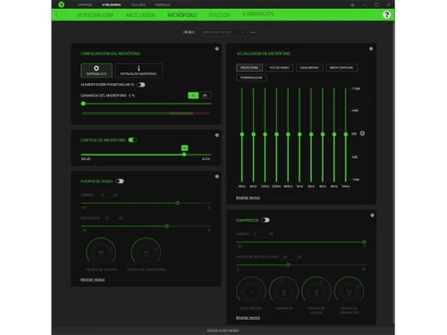 razpr audio mixer dashboard