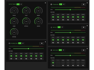 razpr audio mixer settings