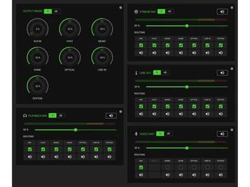 razpr audio mixer settings