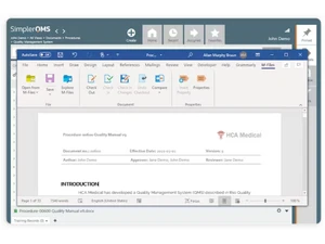 simplerqms dashboard