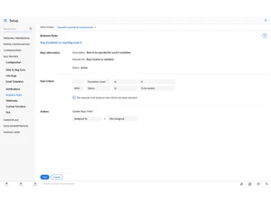 Zoho Bug Tracker Business Rules