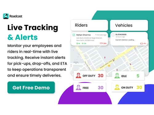 roadcast live tracking