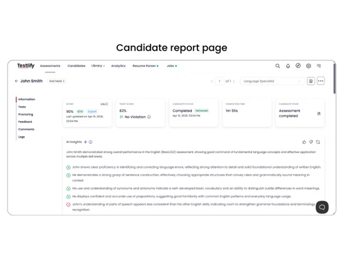 Testlify-reports