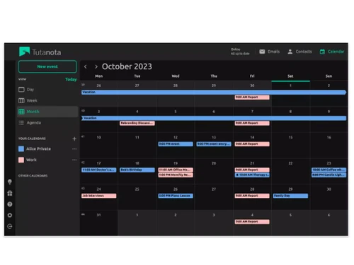 Tuta Calendar