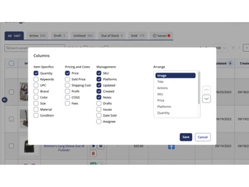 List Perfectly Columns