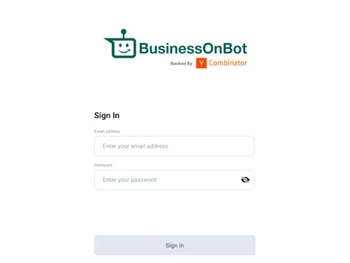 businessonbot signin
