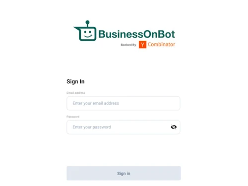businessonbot signin
