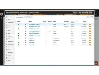oracle cpq dashboard