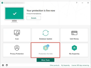 kaspersky safekids protection