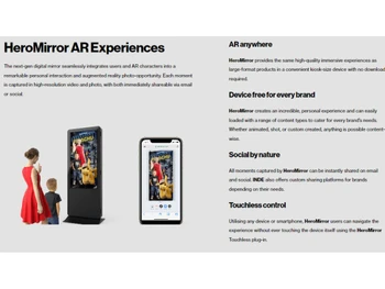 HeroMirror Touchless Control
