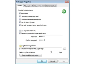 kidlogger properties