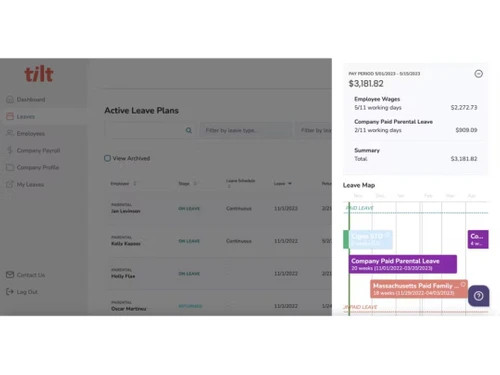 Tilt Leave Management Tracking