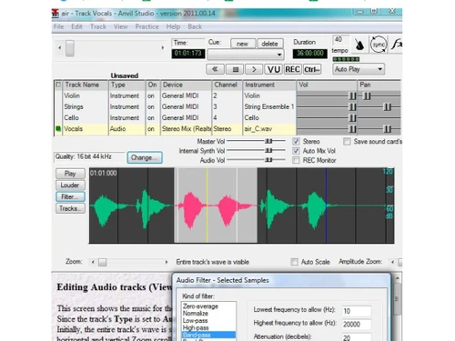 anvil studio waveform