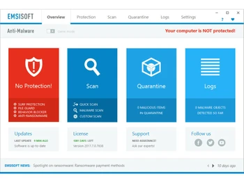 emsisoft anti-malware home scanning