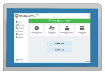 watchdog anti-malware settings