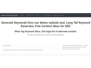 Seowebchecker keywords