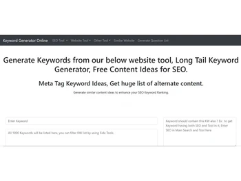 Seowebchecker keywords