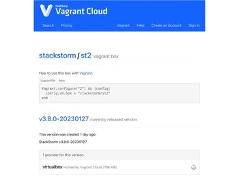 vagrant cloud