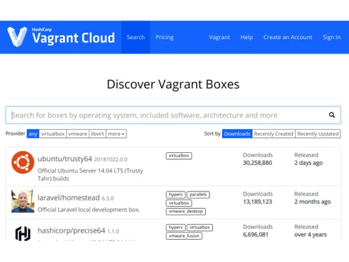 vagrant discover