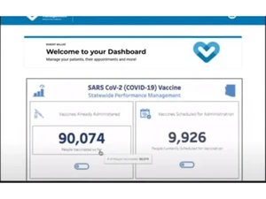 infosys vaccine management dashboard