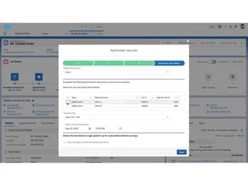 salesforce vaccine cloud workflow